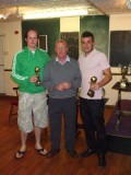 Matt Dawber and Tom Riddiford, Joint Winners of the Reserves Managers Player of the Year
