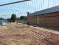 04/05/11 - Work has started on the external surrounds to the changing rooms.